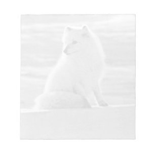 Vintage USA Alaska Polarfuchs 1970 Notizblock