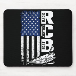 Vintage-USA-amerikanische Flagge 4. Juli patriotis Mousepad