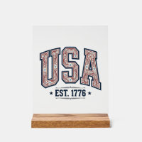 Vintage USA Est 1776 Patriotic Engraving Shirt_1