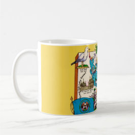 Vintage Utah-Karte Kaffeetasse