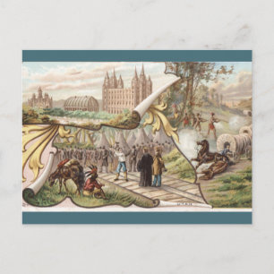 Vintage Utah Postkarte