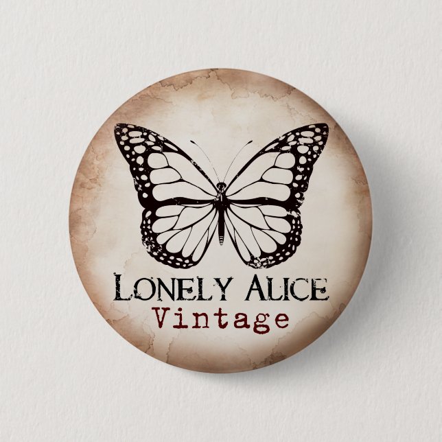 "Vintage" V Button (Vorderseite)