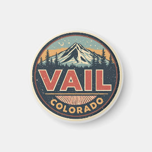 Vintage Vail Colorado Outdoor-Seilbahn-Souvenirs Magnet