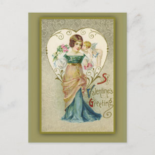Vintage Valentine Cards und Postkarten