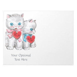 Vintage Valentine custom notepads Notizblock