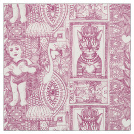Vintage Valentinkirsche Rosa Stoff
