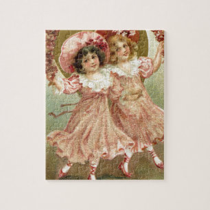 Vintage Valentinstag Freundschaft