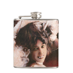 Vintage-Vampir-Damen-Flasche Flachmann