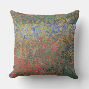 Vintage Van Gogh Blumengarten Kissen