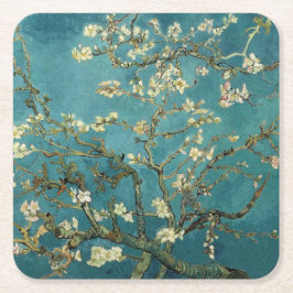 Vintage Van Gogh Mandelblüten Rechteckiger Pappuntersetzer