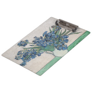 Vintage Van Gogh Schwertlilien Klemmbrett