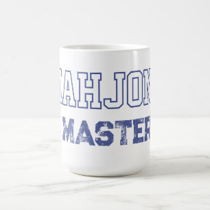 Vintage-Varsity-Mahjong-Meister-Sportgrafik Kaffeetasse