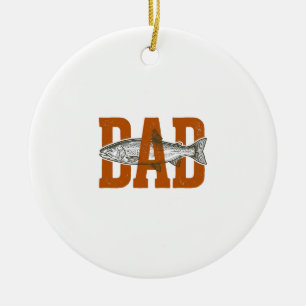 Vintage-Vater-Angeln-Vektor-Shirt-Design_1 Keramik Ornament