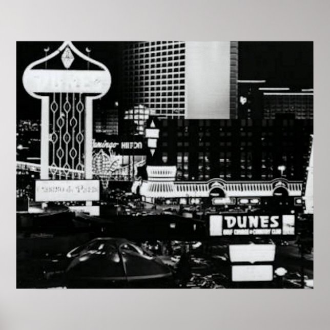 Vintage Vegas Poster (Vorne)