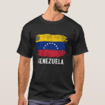 Vintage venezolanische Flagge für venezolanisches  T-Shirt<br><div class="desc">Vintage venezolanische Flagge für venezolanisches Geschenk für Shirt</div>