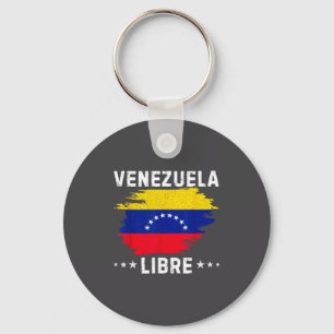 Vintage Venezuela Libre 2026 Venezuela-Flagge  Schlüsselanhänger