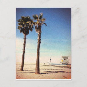 Vintage Venice Beach Postkarte
