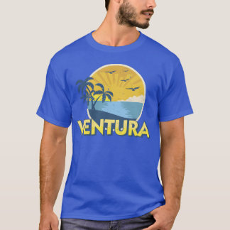 Vintage Ventura Beach Kalifornien Surfen 70er Desi T-Shirt
