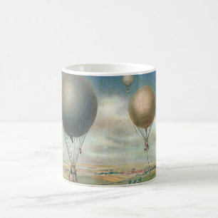 Vintage Verkehr Heißluftballons, Luftschiff Kaffeetasse