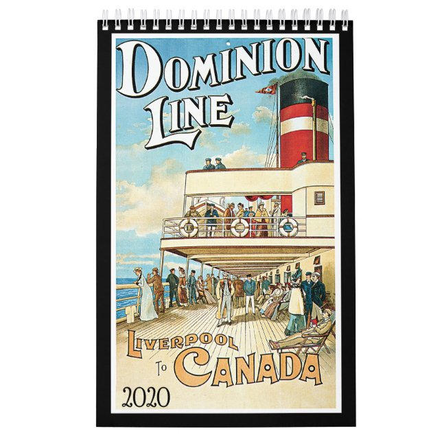 Vintage Verkehrsmittel Kalender (Titelbild)