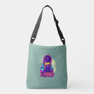 Vintage Vibe 1980er Inspirierte Body-Bag Tragetaschen Mit Langen Trägern