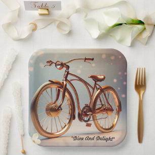 "Vintage Vibes Ride" Pappteller