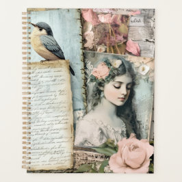 Vintage Victorian Collage Planer