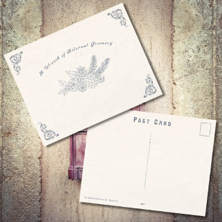 Vintage Victorian Era Winter Postcard Postkarte