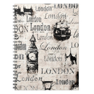 Vintage vieux journal papier Londres collet grunge