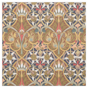 Vintage Viktorianische Ära 1877 Blumenmuster Stoff