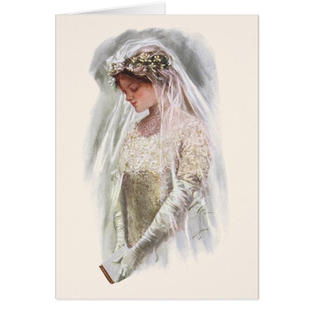 Vintage Viktorianische Braut mit Bible Harrison Fi (Vorne)