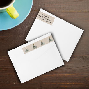 Vintage Viktorianische Dame Hund Fahrrad