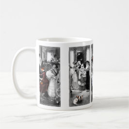 Vintage viktorianische Damen Kaffeetasse