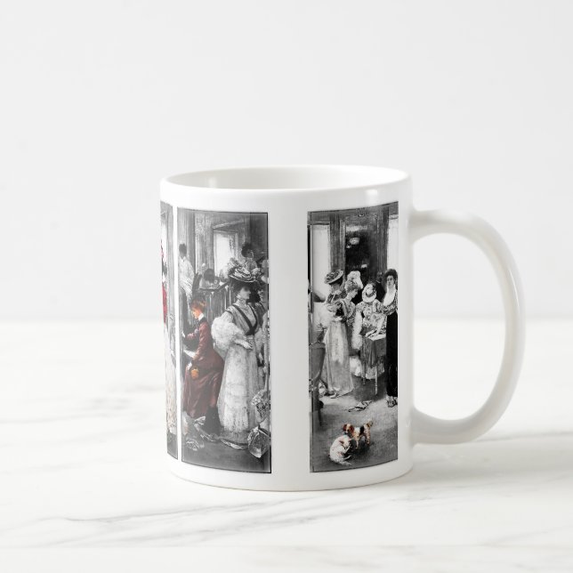 Vintage viktorianische Damen Kaffeetasse (Rechts)