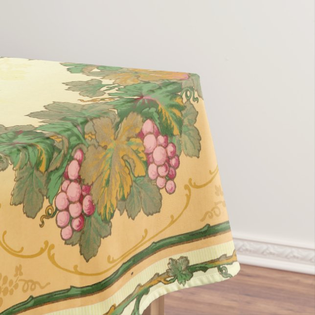 Vintage Viktorianische Erbe Grapevine Frieze Muste Tischdecke (Beispiel)