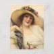 Vintage viktorianische Frau 1900's Postkarte (Vorderseite)