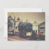 Vintage Viktorianische Häuser San Francisco