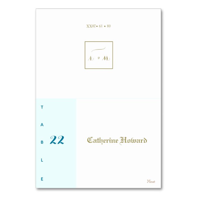 Vintage Viktorianische Hochzeiten Platzkarten Tischnummer (Vorderseite)