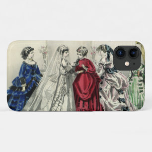 Vintage Viktorianische Hochzeitsfeier Bridal Portr Case-Mate iPhone Hülle