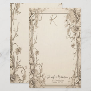 Vintage Viktorianische Look Stationierung Briefpapier