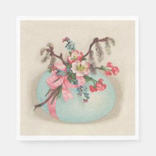 Vintage Viktorianische Ostereier-Papierservietten Serviette