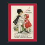 VINTAGE VIKTORIANISCHE POSTCARD "A MERRY CHRISTMAS POSTKARTE<br><div class="desc">VINTAGE VIKTORIANISCHE POSTCARD "A MERRY CHRISTMAS"</div>