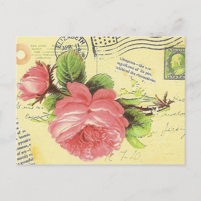 Vintage Viktorianische Postkarte (Vorderseite)