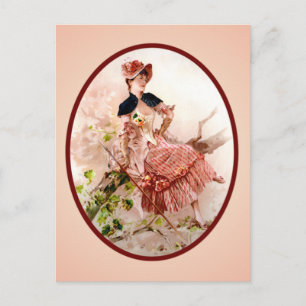 Vintage Viktorianische Postkarte