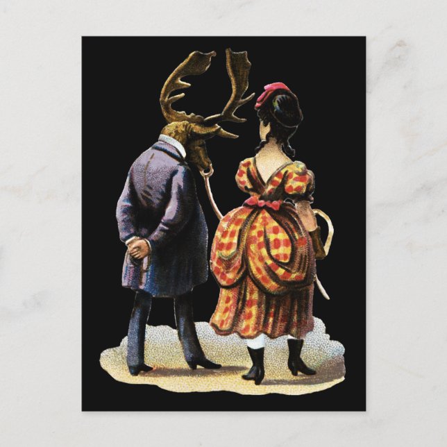 Vintage Viktorianische Postkarte (Vorderseite)