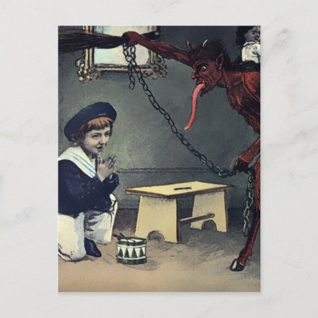 Vintage Viktorianische Postkarte (Vorderseite)