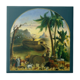 Vintage Viktorianische Volkskunst, Noah's Ark von  Fliese