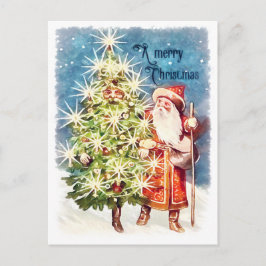 Vintage Viktorianische Weihnachten Postkarte