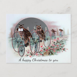 Vintage Viktorianische Weihnachten Postkarte