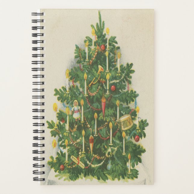 Vintage Viktorianische Weihnachtsbaumkerzen Planer (Vorderseite)